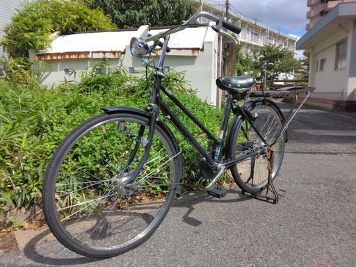 パナソニック　２６インチの自転車です。　実用車　前後タイヤ新品交換済みです。
