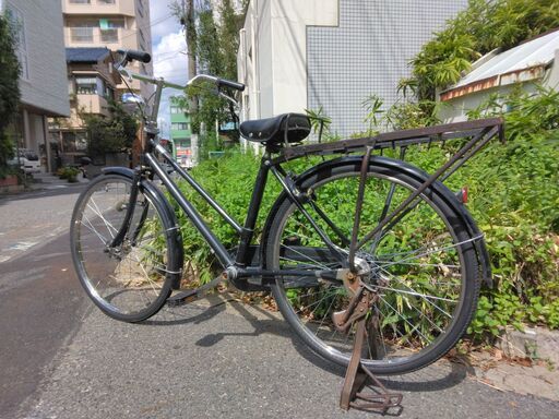 パナソニック　２６インチの自転車です。　実用車　前後タイヤ新品交換済みです。