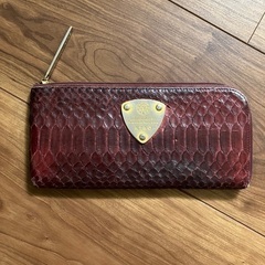ATAO パイソン財布　ボルドー ATAO パイソン財布 ボルドー