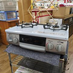 J334  ★多少使用感★Rinnai★都市ガスコンロ★水無し片面焼きグリル