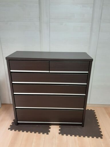 (家具) ニトリ製 整理ダンス　チェスト 5段 収納ボックス タンス 収納 おしゃれ 衣類収納  収納家具(No.1)