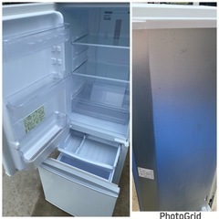  2018年製🌟 シャープ 167L 2ドア冷蔵庫 つけかえどっちもドア SJ-17E5-KW(0918c)