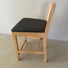 新品 ダイニングチェア 木製4脚セット  和風 座面高55cm カウンターチェア