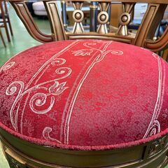 【愛品館八千代店】回転　ゴールド　アームチェア③