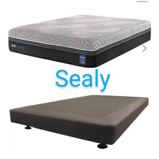 ★【Sealy/シーリー】ダブルワイドベッド  ［ハイブリッド パフォーマンスIII］［ダブルクッションボックススプリング］【定価434,500円】自社配送時代引き可※現金、クレジット、スマホ決済対応※