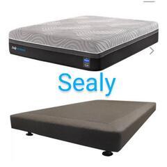 ★【Sealy/シーリー】ダブルワイドベッド  ［ハイブリッド パフォーマンスIII］［ダブルクッションボックススプリング］【定価434,500円】💳自社配送時🌟代引き可💳※現金、クレジット、スマホ決済対応※   
