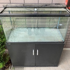 90cm 水槽セット　キャビネット　ライト　ニッソー