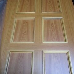 ２　建具　新品保管品　昭和レトロ ドア　木彫室内ドア トーヨーサッシ 