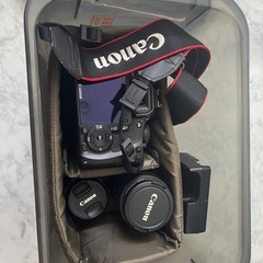 Canon ダブルズームキットX4 レンズ、SDセット（美品）