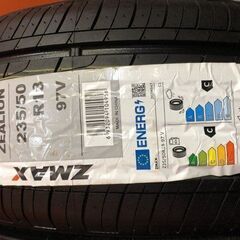 【新品】2024年製 ZMAX ZEALION 235/50R18 97V 18インチ 夏タイヤ 2本 アルファード ヴェルファイア audi/Q3等　(VTY905)