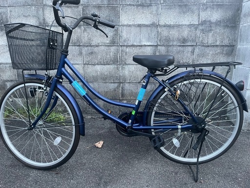 24インチ ブルー 自転車 かっこいい