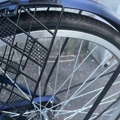 24インチ ブルー 自転車 かっこいい