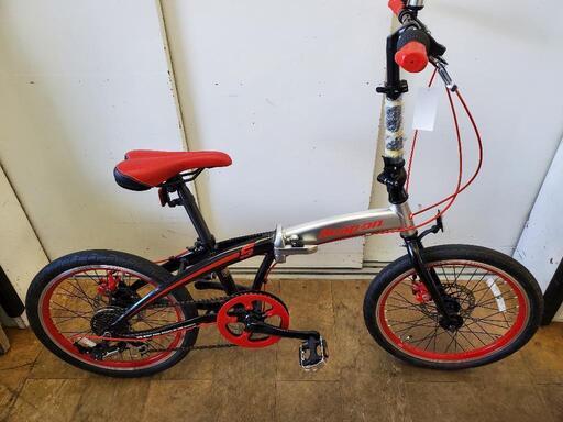 B471 未使用品! 希少!限定品! 折り畳み自転車★Snap-on★7段変速★20インチ★ディスクブレーキ