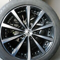 225/55R19　アルミホイール付きタイヤ　４本セット