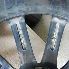 225/55R19　アルミホイール付きタイヤ　４本セット