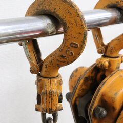 【ヤ取9/29終了】≪C252ジ≫KITO/キトー レバーブロック 0.8t LB008 荷締め 固定 運輸 橋梁 建設 土木 造船 林業 工具 現場作業 現状品