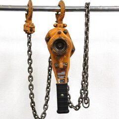 【ヤ取9/29終了】≪C252ジ≫KITO/キトー レバーブロック 0.8t LB008 荷締め 固定 運輸 橋梁 建設 土木 造船 林業 工具 現場作業 現状品