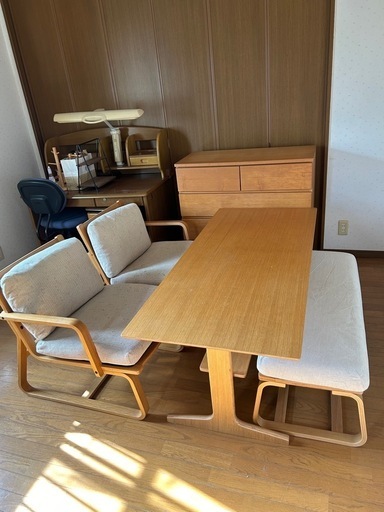 無印良品　ローテーブルセット