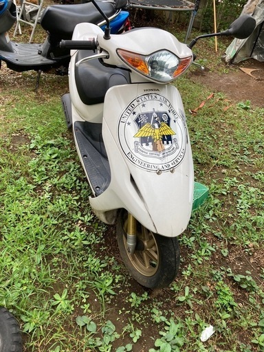 HONDA  ディオZ4 50cc  フロント割れ　曲がり有り