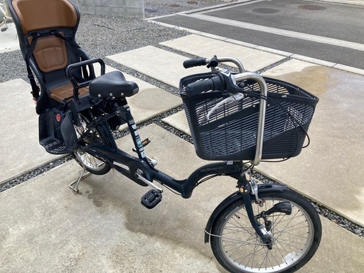 【只今お話中…】【現状渡し】Petit Maman DX mini プチママン ミニ 20インチ子供乗せ自転車 マットブラック