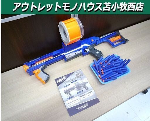 NERF ナーフ N-STRIKE ELITE RAMPAGE ランページ 中古 エリートダーツ付き 中古 対象年齢8歳以上 苫小牧西店