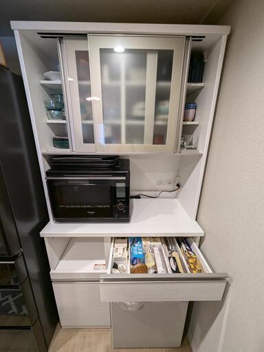 再販決定！【値下げしました。10月7日まで】 2022年購入ニトリ食器棚