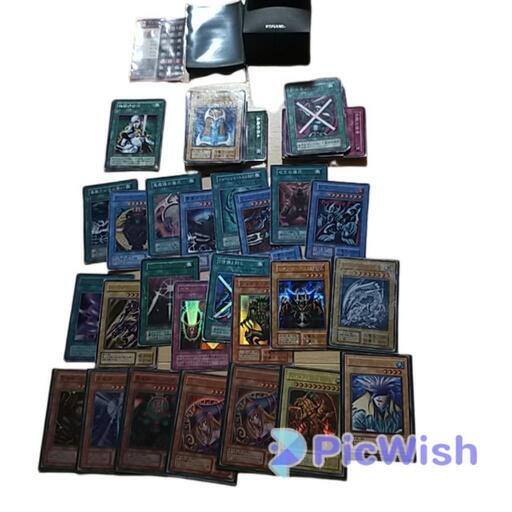 【引き渡し決定】遊戯王カード　当時物　ブルーアイズ（型番なし）アクア・マドール ブラマジ・ガール ラーの翼神龍等