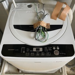 SHARP 洗濯機 ES-G45RC 4.5kg