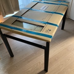 ダイニングテーブル ガラス 黒 幅130 ガラステーブル リビングテーブル ハイテーブル ブラック