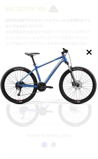 MERIDA  「メリダ」 BIG SEVEN 100