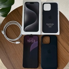 【最終値下げ】iphone 15 Pro max 512GB  純正ケース付き