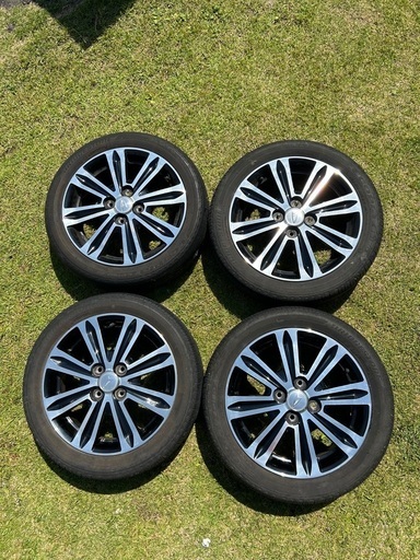 楽天市場】中古 ホイールタイヤ 4本セット 165/55R15 2023年製 中古 