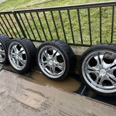 メッキホイールタイヤの中古が安い！激安で譲ります・無料であげます  