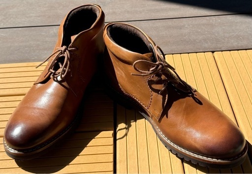 【月末迄限定値下！】【使用回数極少】 ROCKPORT チャツカブーツ　26cm 茶色