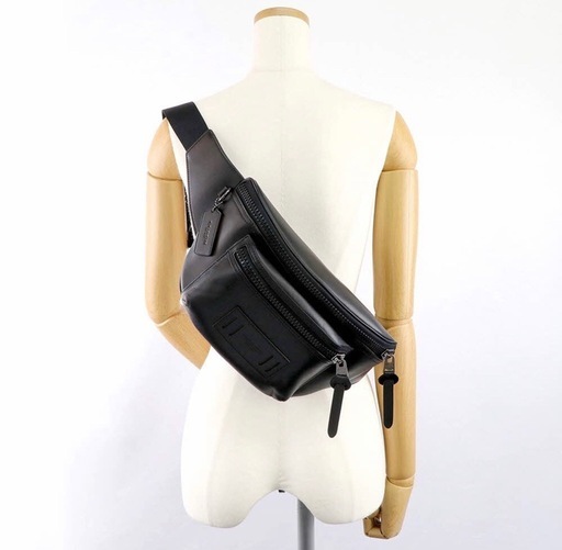 コーチ トンプソン ボディバッグ ショルダーバッグ レザー 美品 COACH