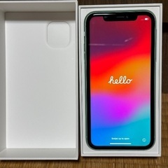 iPhone11 64GB 美品 simロック解除済 初期化済