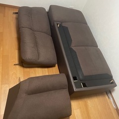 ニトリ カウチソファ ブラウン