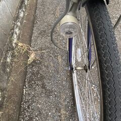 引き渡し日からすぐに使えます‼☆※2024年10月上旬前タイヤチューブ交換（7千円強）※自転車（サイクルベースアサヒ購入・青ママチャリ）※防犯登録書き換え料含みます