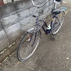 引き渡し日からすぐに使えます‼☆※2024年10月上旬前タイヤチューブ交換（7千円強）※自転車（サイクルベースアサヒ購入・青ママチャリ）※防犯登録書き換え料含みます