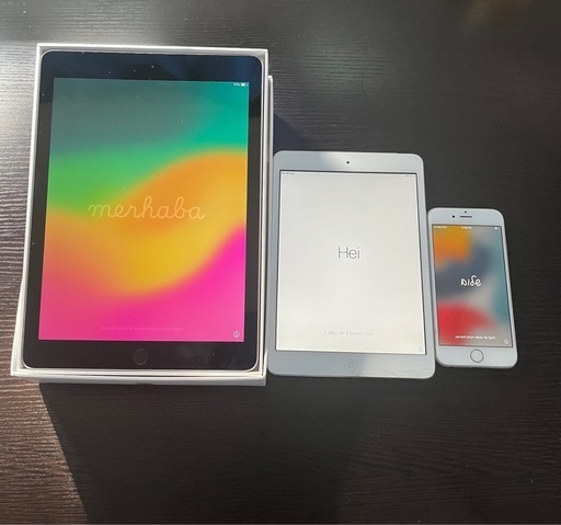 iPad×2i Phone×1