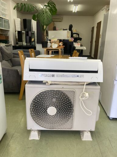 【リサイクルショップ　ピカソ　小松原】2022年製 東芝 TOSHIBA 4.0kw14畳・単相100V プラズマ空清 エアコン 大清快 H-Rシリーズ ホワイト RAS-H401★7812★