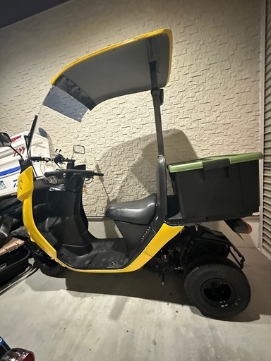 ジャイロキャノピー2スト後期　不動車　車庫保管　\n自賠責付き