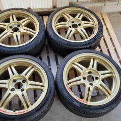 BS B.I.M DHS ダウンヒルスペシャル 社外ホイール 18インチ 4本 7.5 
