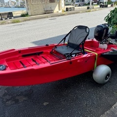 ハンターカヤック　2馬力船外機