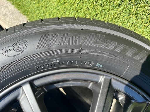 20年製】ヨコハマブルーアース195/65R15ホイール付4本セット BluEarth 