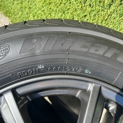 【20年製】ヨコハマブルーアース195/65R15ホイール付4本セット