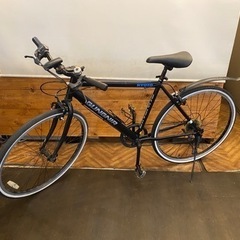 26インチ　クロスバイク　ブラック