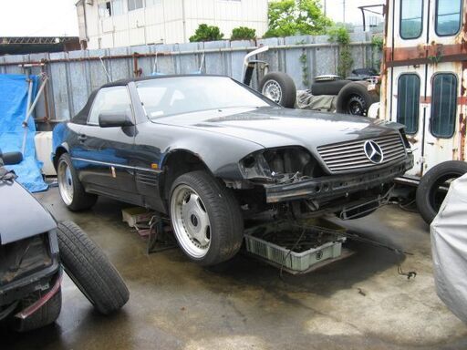 Mベンツ129SL-外装部品販売-純正フロントバンパー MB-129SL