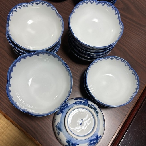 鍋島焼　煮物、刺身皿\n