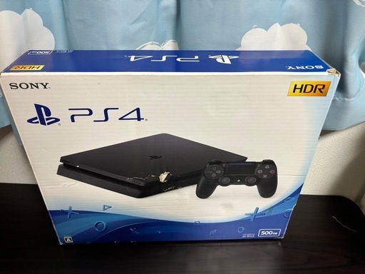 PS4 箱ダメージありますが、本体未使用品